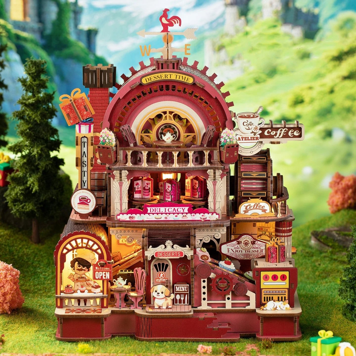 Dessert Factory – DIY miniature house kit, HiNooki (image 1)