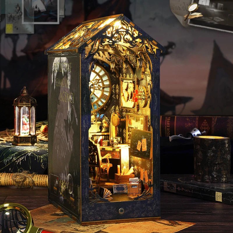 Detective Agency – DIY book nook kit, HiNooki (image 1)