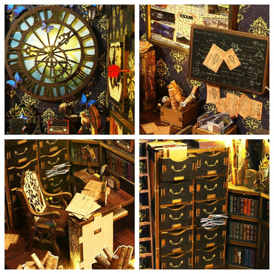 Detective Agency – DIY book nook kit, HiNooki (image 2)
