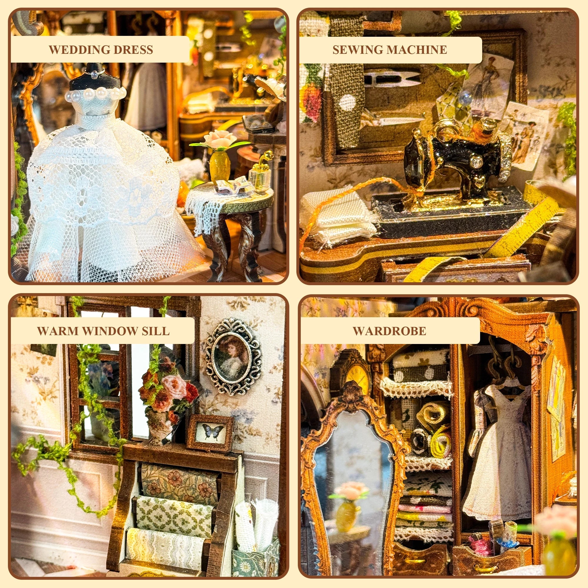 Dream Dress Studio – DIY book nook kit, HiNooki (image 2)