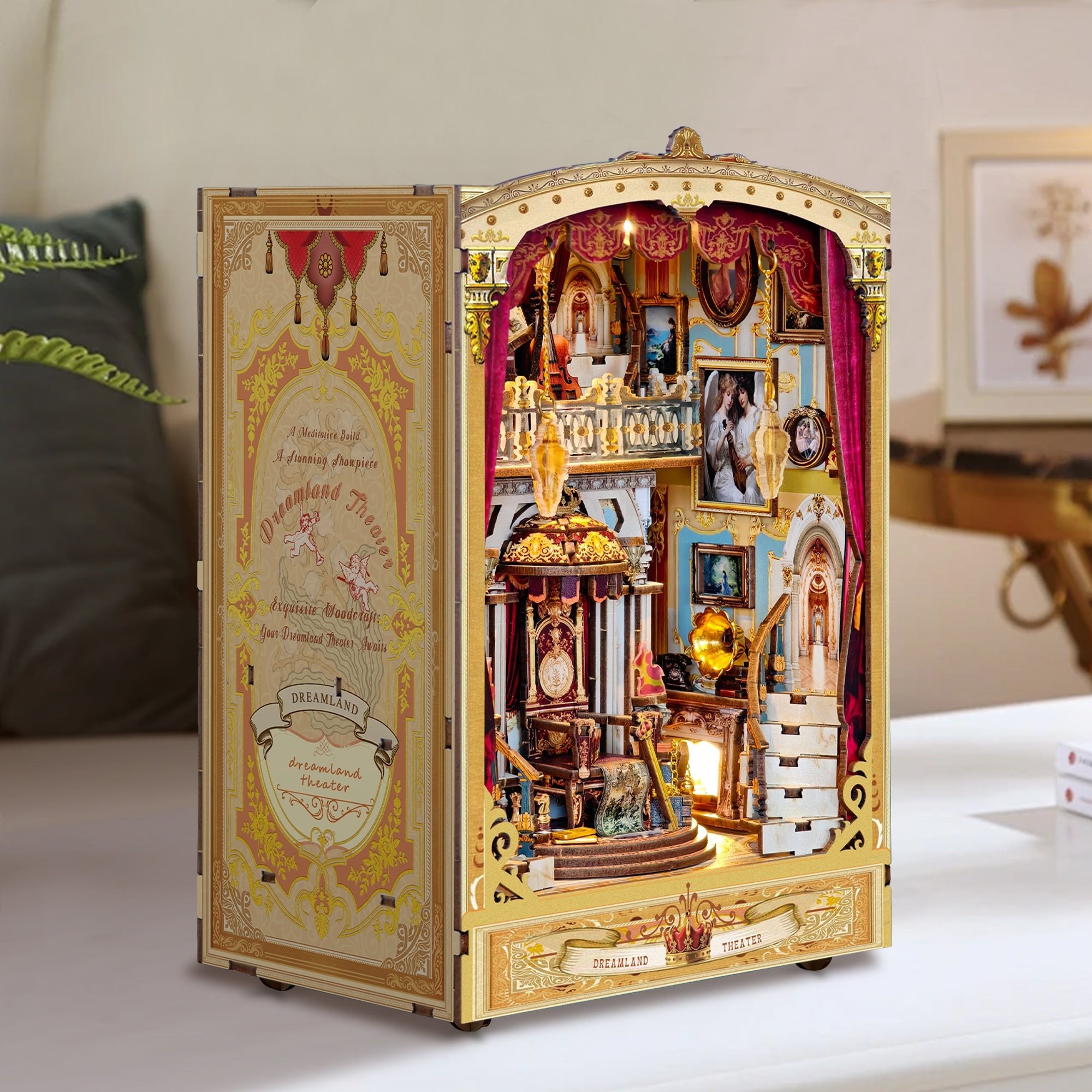 Dreamland Theater – DIY book nook kit, HiNooki (image 8)