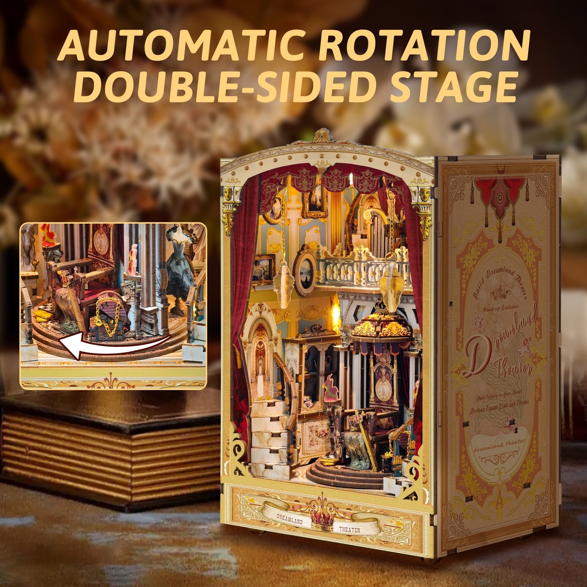 Dreamland Theater – DIY book nook kit, HiNooki (image 5)