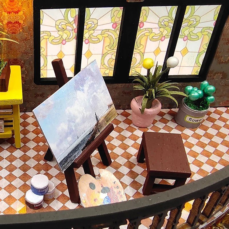 Dreamweaver Loft – DIY miniature house kit, HiNooki (image 5)