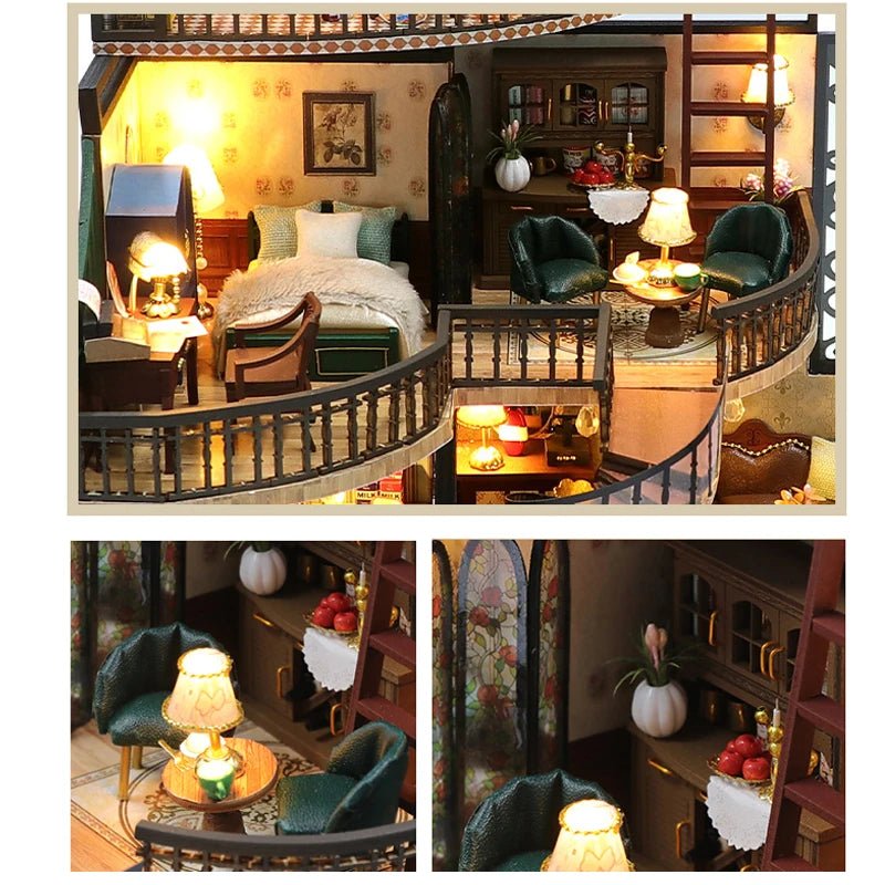 Dreamweaver Loft – DIY miniature house kit, HiNooki (image 2)