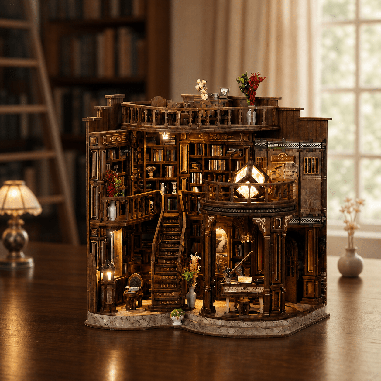 HiNooki - Dreamy Book HallDIY Miniature House