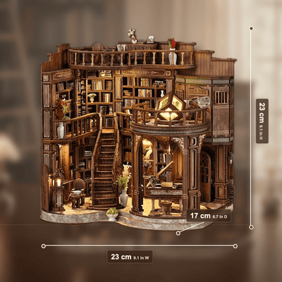 HiNooki - Dreamy Book HallDIY Miniature House