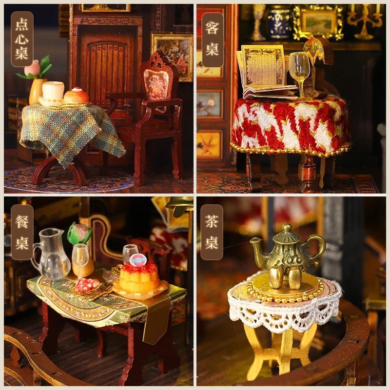 Edinburgh Castle – DIY miniature house kit, HiNooki (image 2)