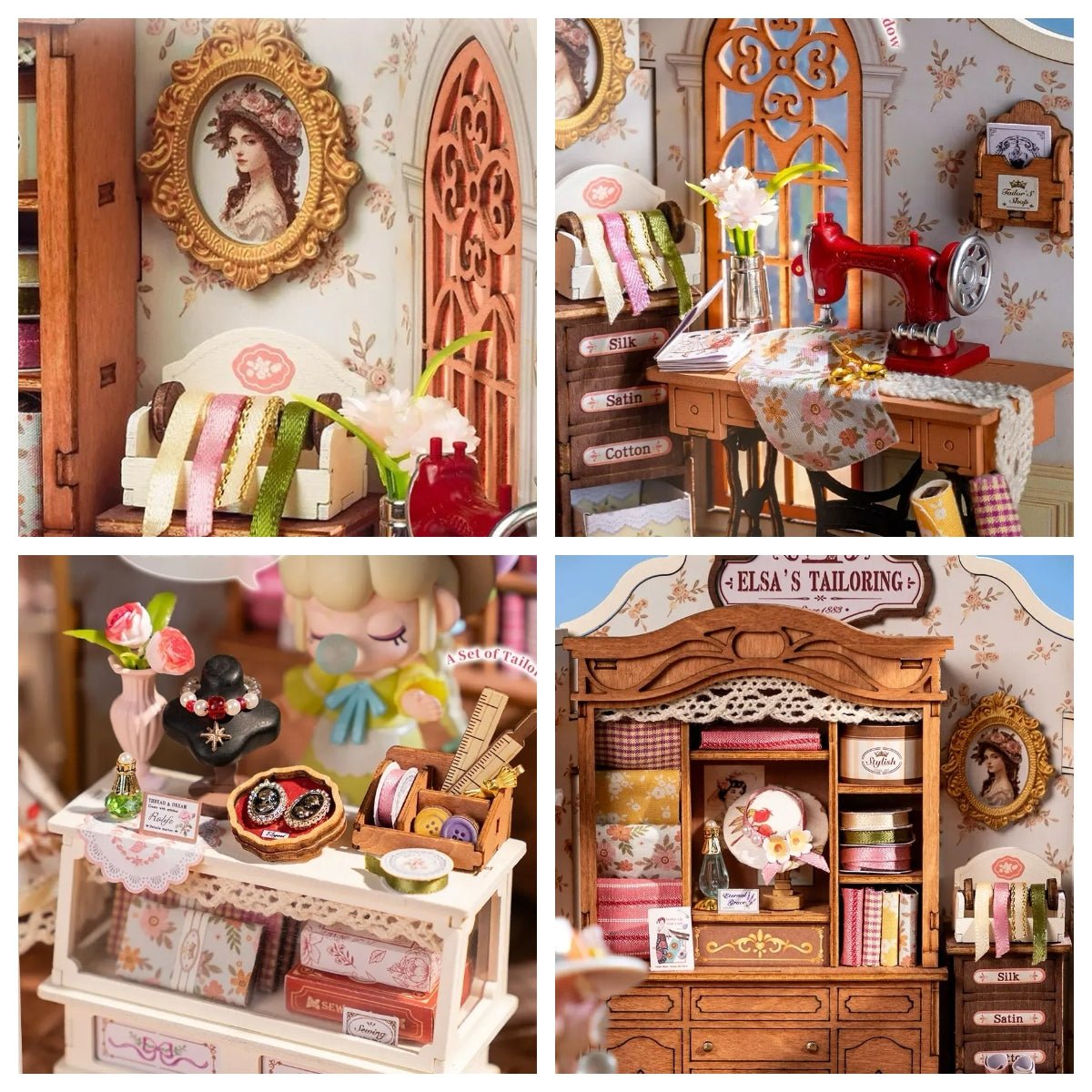 Elsa's Tailoring – DIY miniature kit, HiNooki (image 2)