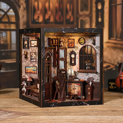 HiNooki - European Melody Musical Instrument BoxBook Nook