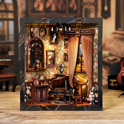 HiNooki - European Melody Musical Instrument BoxBook Nook