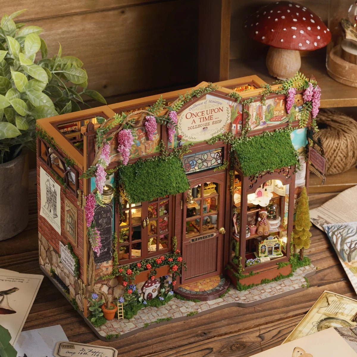 Fairy-Tale Wonderhouse – DIY miniature house kit, HiNooki (image 4)