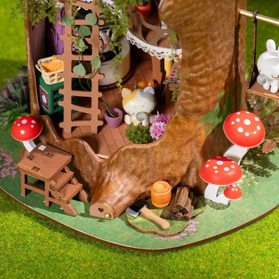 Fairytale Tree House – DIY miniature house kit, HiNooki (image 4)