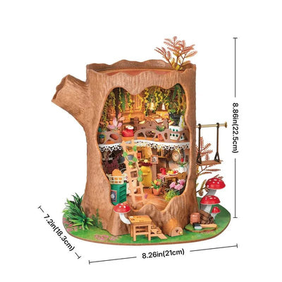 Fairytale Tree House – DIY miniature house kit, HiNooki (image 5)