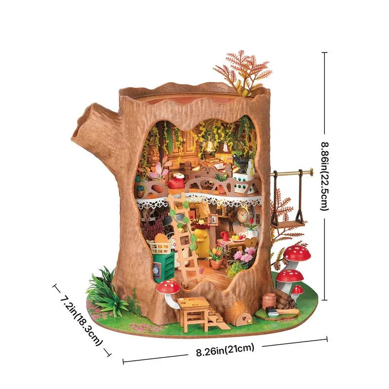 Fairytale Tree House – DIY miniature house kit, HiNooki (image 5)