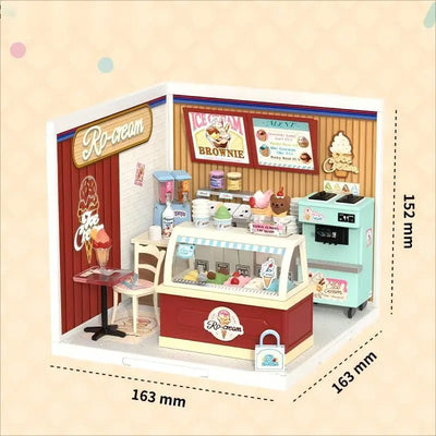 Flavorful Ice Cream Shop – DIY miniature kit, HiNooki (image 5)