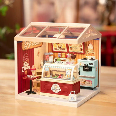 Flavorful Ice Cream Shop – DIY miniature kit, HiNooki (image 1)