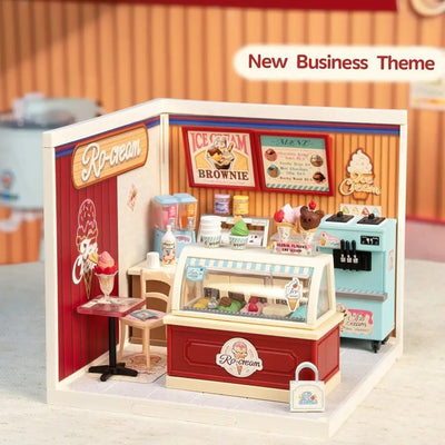 Flavorful Ice Cream Shop – DIY miniature kit, HiNooki (image 4)