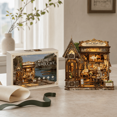 HiNooki - Floral Mark CaféDIY Miniature House