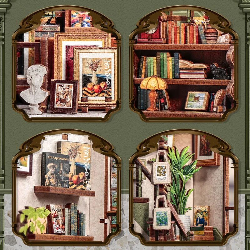 Gallery Bookstore – DIY book nook kit, HiNooki (image 2)