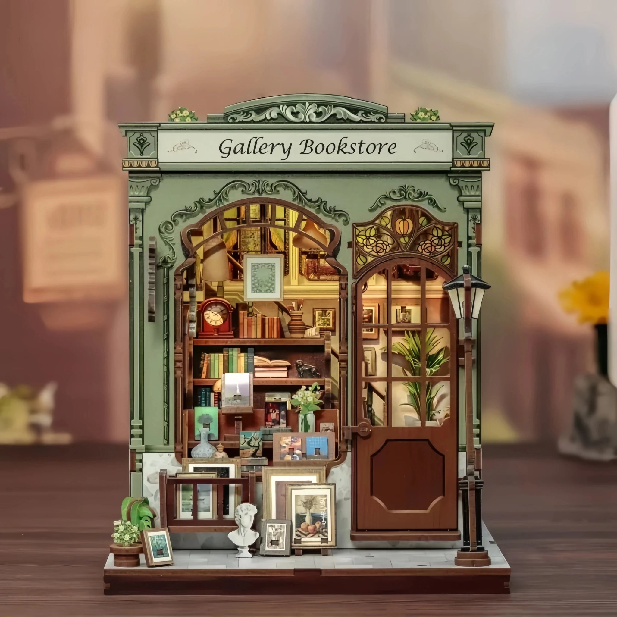 Gallery Bookstore – DIY book nook kit, HiNooki (image 1)