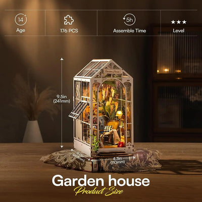 Garden House – DIY book nook kit, HiNooki (image 2)