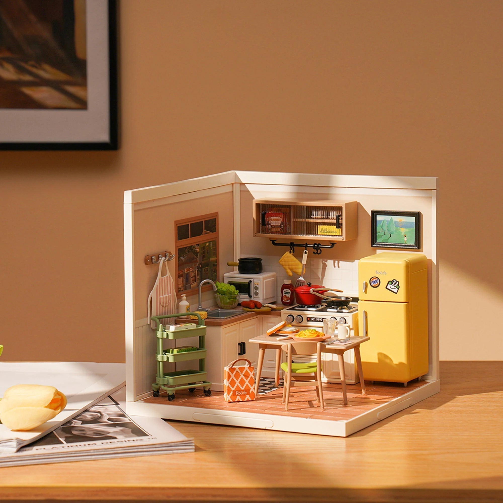 Happy Meals Kitchen – DIY miniature kit, HiNooki (image 1)
