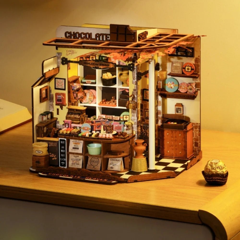 Henry's Chocolate – DIY miniature house kit, HiNooki (image 1)