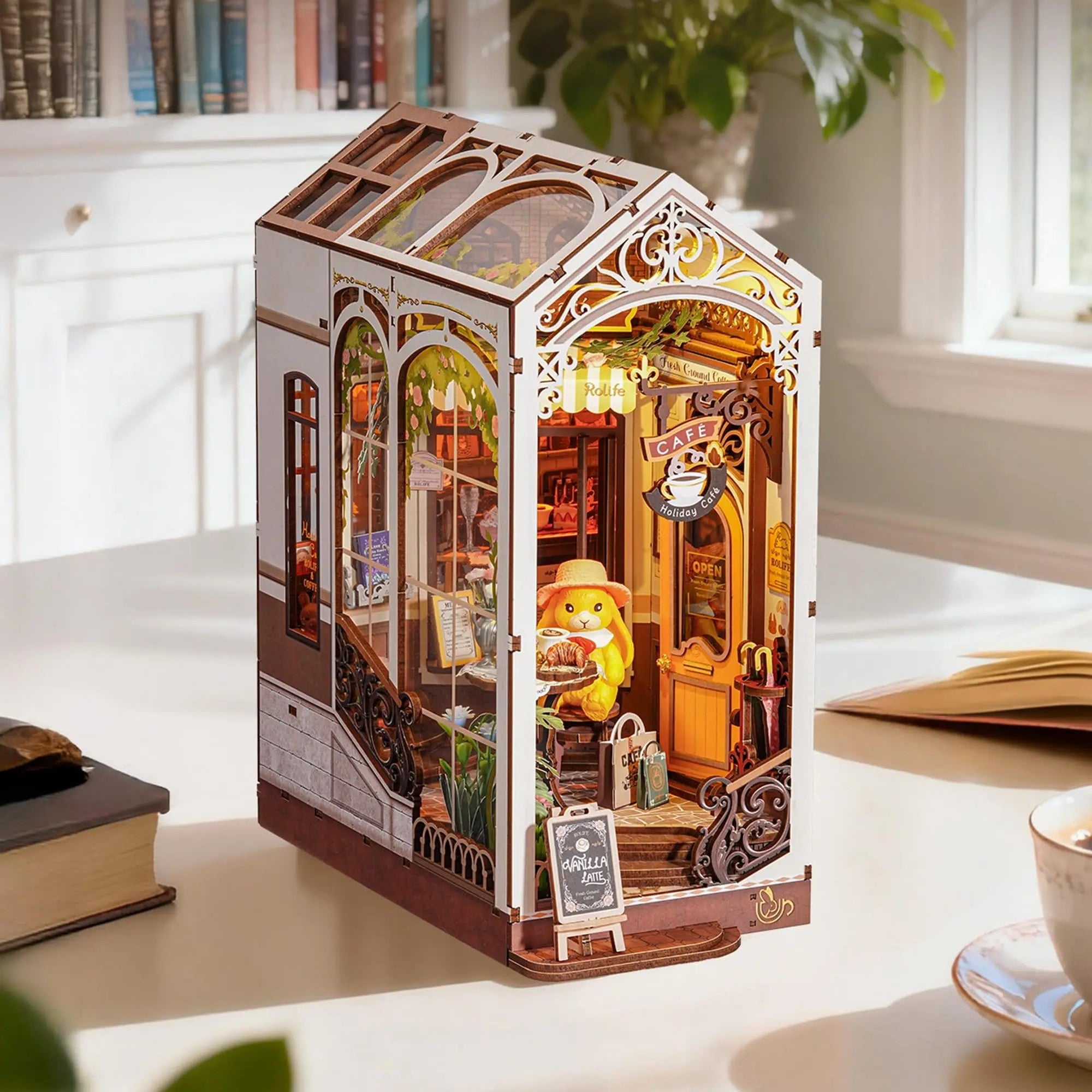 Holiday Cafe – DIY book nook kit, HiNooki (image 6)