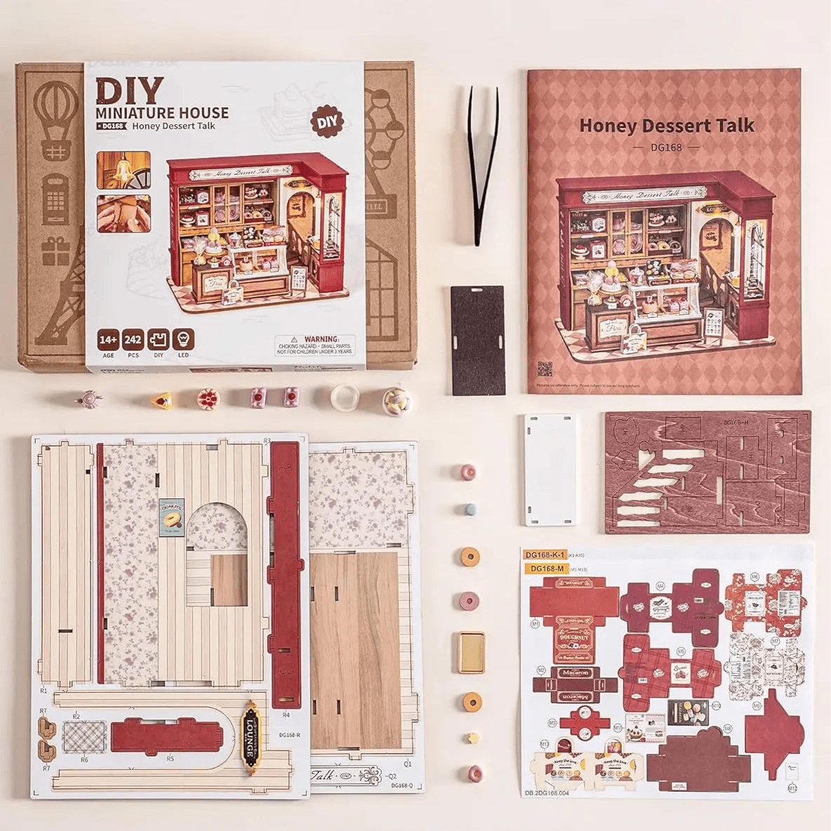 Honey Dessert Talk – DIY miniature house kit, HiNooki (image 5)