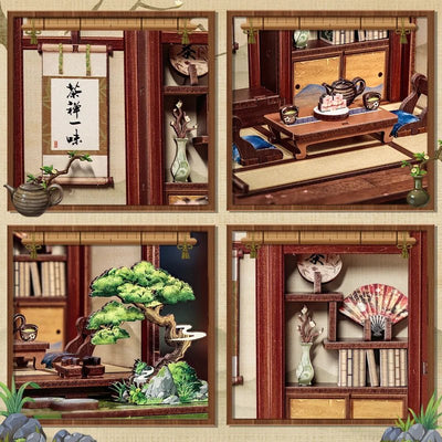 Kirishima Teahouse – DIY book nook kit, HiNooki (image 2)