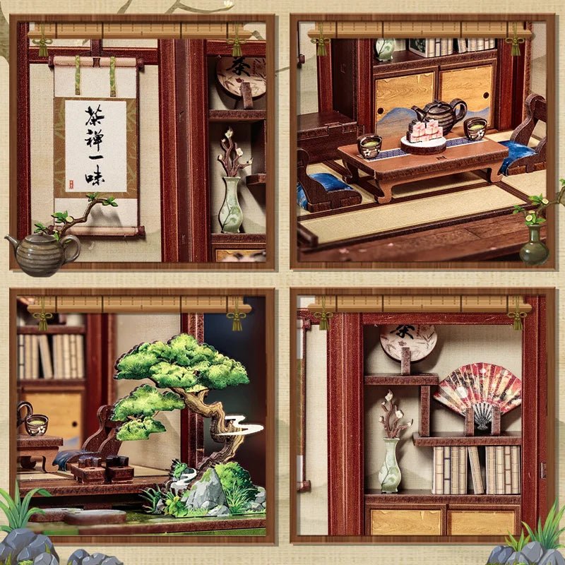 Kirishima Teahouse – DIY book nook kit, HiNooki (image 2)