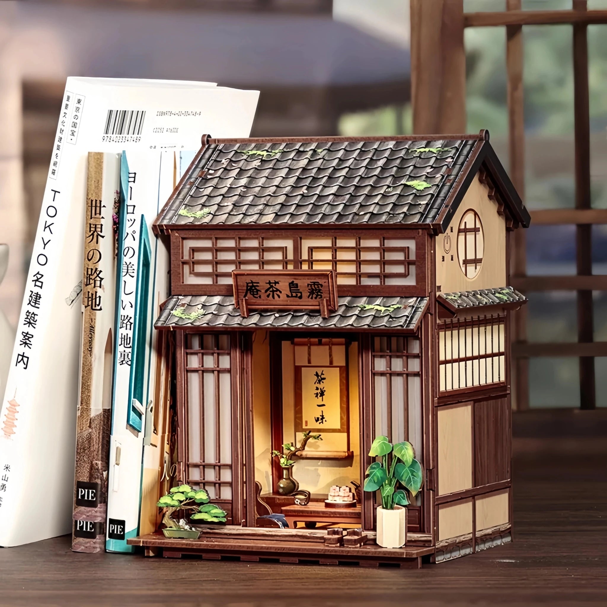 Kirishima Teahouse – DIY book nook kit, HiNooki (image 1)
