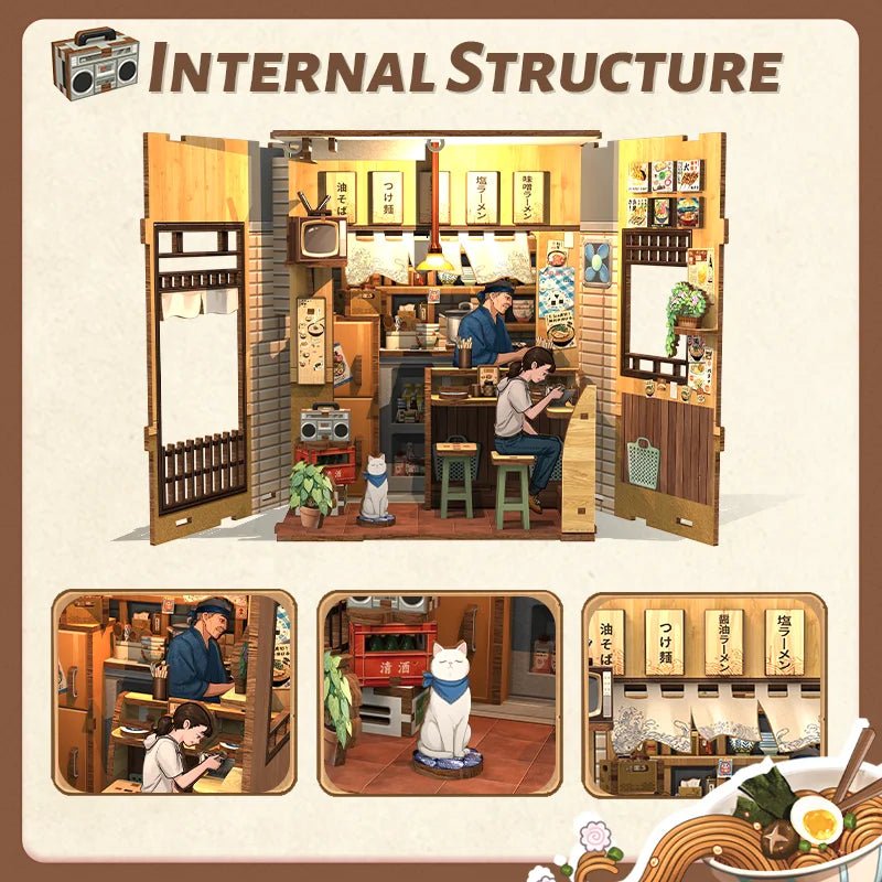 Kyoto Blossom Kitchen – DIY book nook kit, HiNooki (image 9)