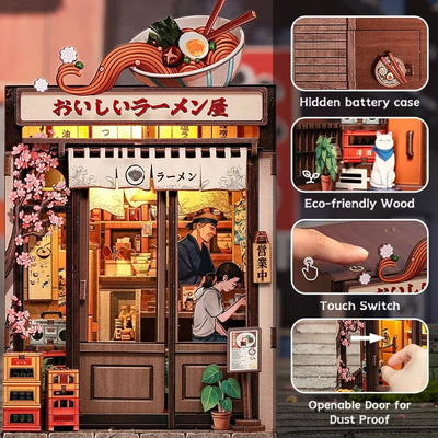Kyoto Blossom Kitchen – DIY book nook kit, HiNooki (image 5)