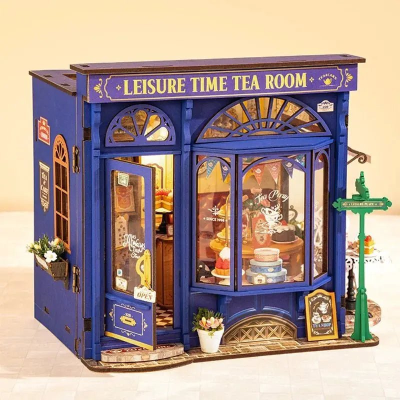 Leisure Time Tea – DIY miniature house kit, HiNooki (image 6)
