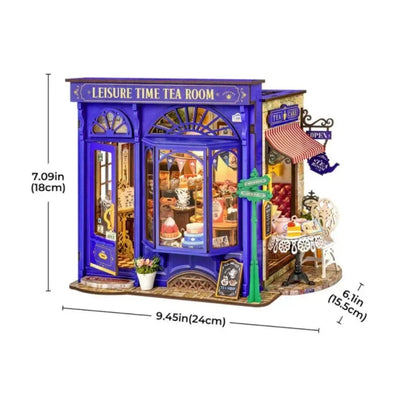 Leisure Time Tea – DIY miniature house kit, HiNooki (image 7)