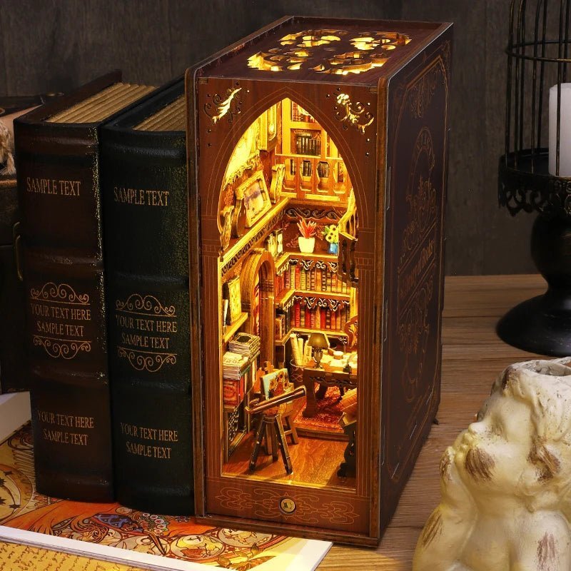 Library Nook – DIY book nook kit, HiNooki (image 1)