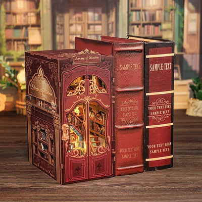 Library of Wisdom – DIY book nook kit, HiNooki (image 7)