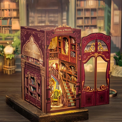 Library of Wisdom – DIY book nook kit, HiNooki (image 1)