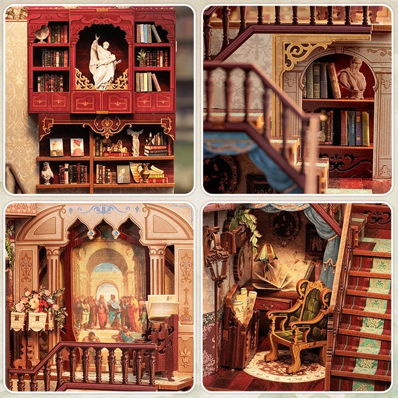 Library of Wisdom – DIY book nook kit, HiNooki (image 2)