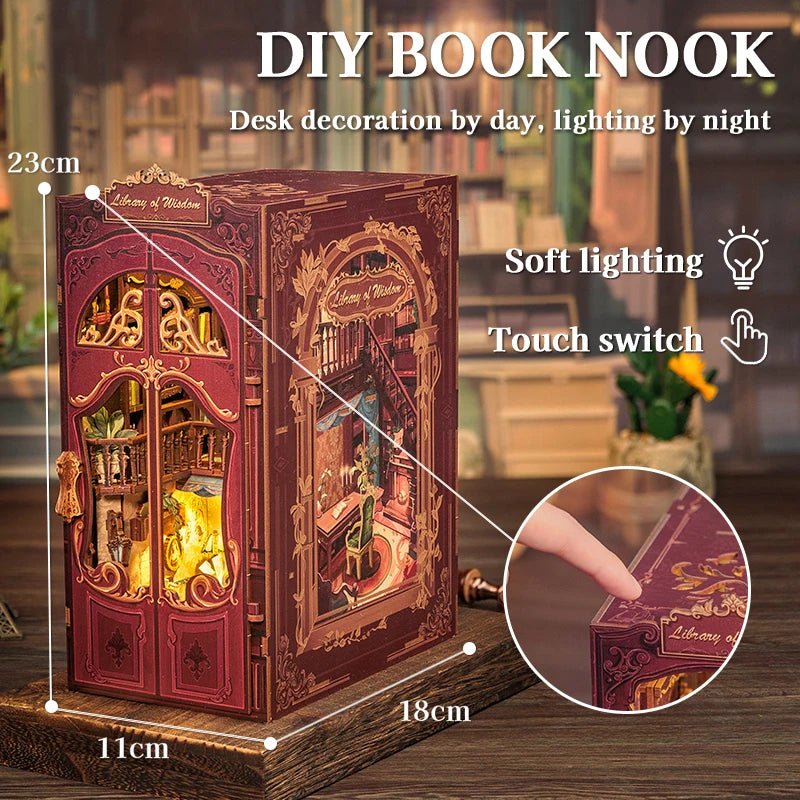 Library of Wisdom – DIY book nook kit, HiNooki (image 5)