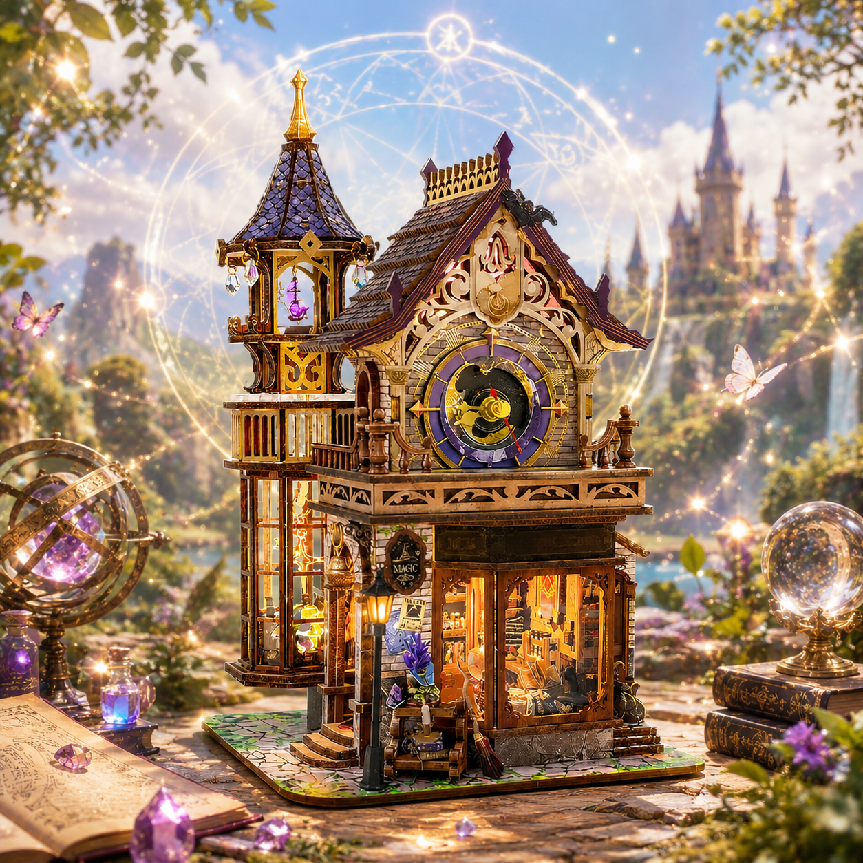 HiNooki - Magic Moon TowerBook Nook