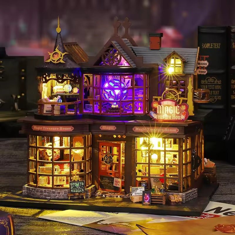 Magic Treasure House – DIY miniature house kit, HiNooki (image 1)