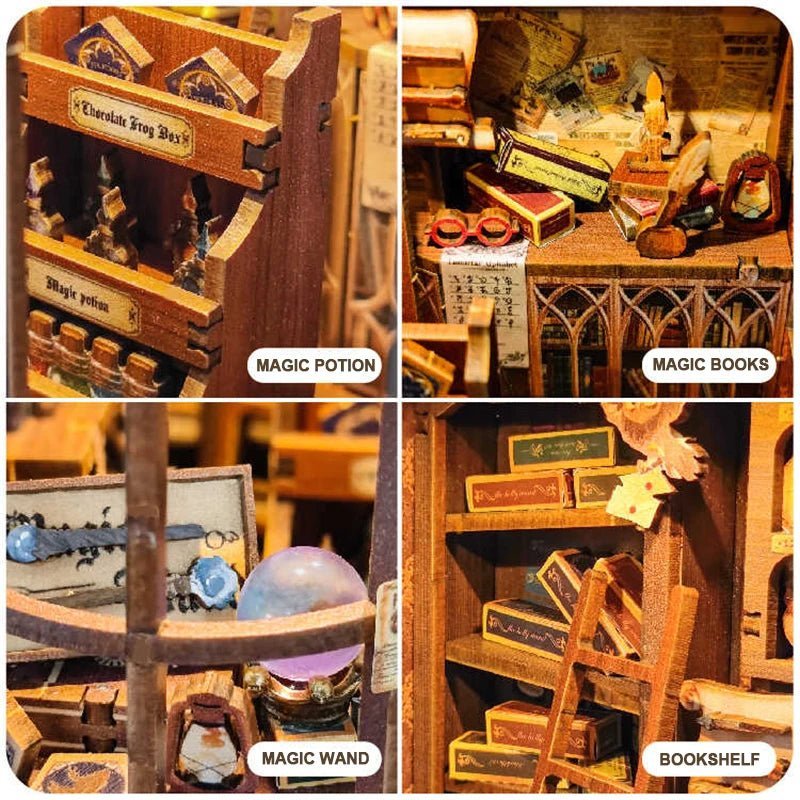 Magic Wand Shop – DIY book nook kit, HiNooki (image 2)