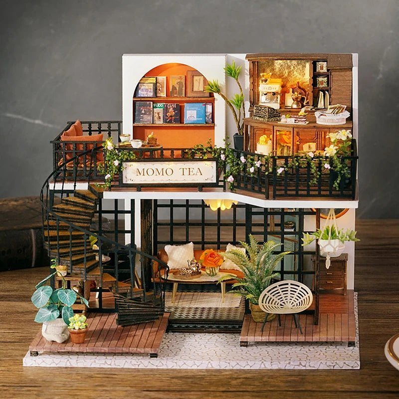 MOMO Tea – DIY miniature house kit, HiNooki (image 1)