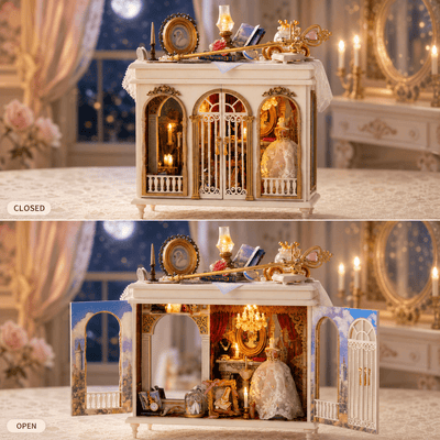 HiNooki - Moonlit Dreamy Mirror3D Wooden Puzzles