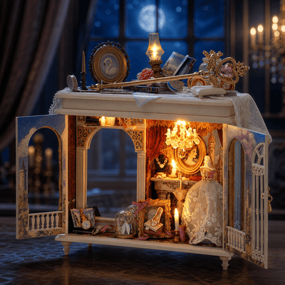 HiNooki - Moonlit Dreamy Mirror3D Wooden Puzzles