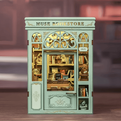 Muse Bookstore – DIY book nook kit, HiNooki (image 1)