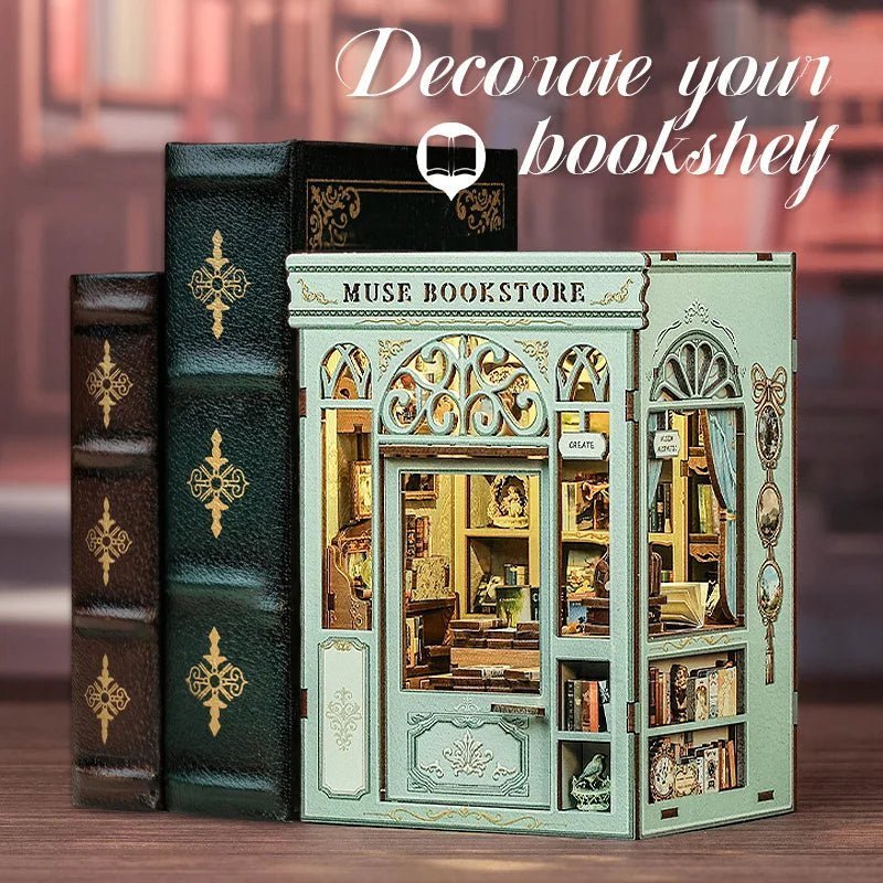 Muse Bookstore – DIY book nook kit, HiNooki (image 5)