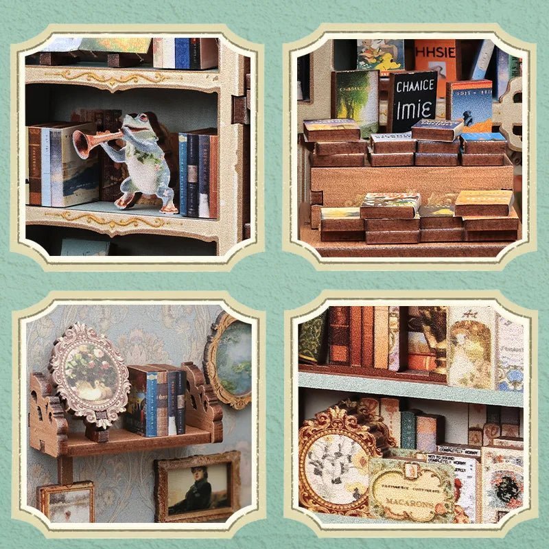 Muse Bookstore – DIY book nook kit, HiNooki (image 2)